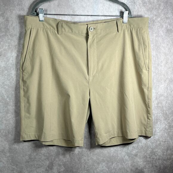Vineyard Vines Performance Shorts Mens 40 Tan Khakis Chino Outdoor Casual Preppy - Picture 2 of 8